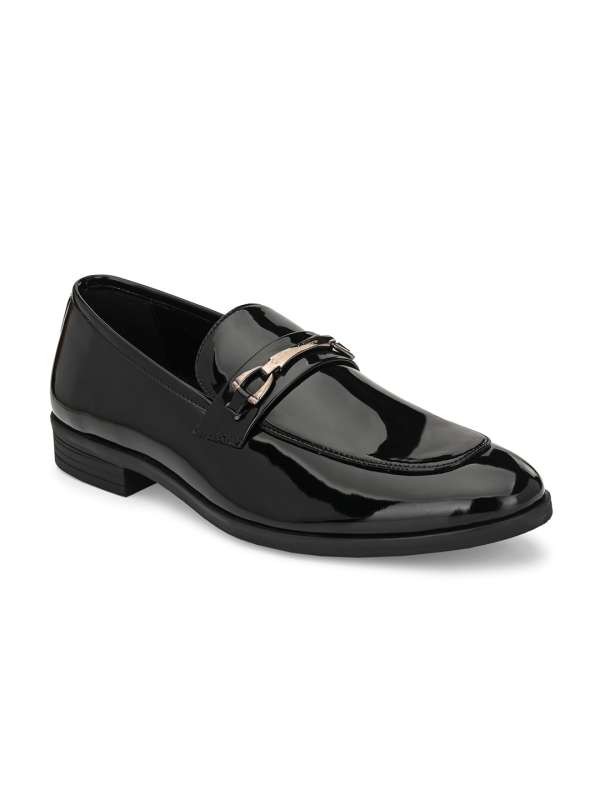 Shiny discount loafers mens