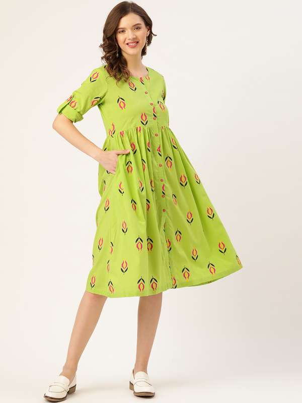 A line dress myntra Clearance