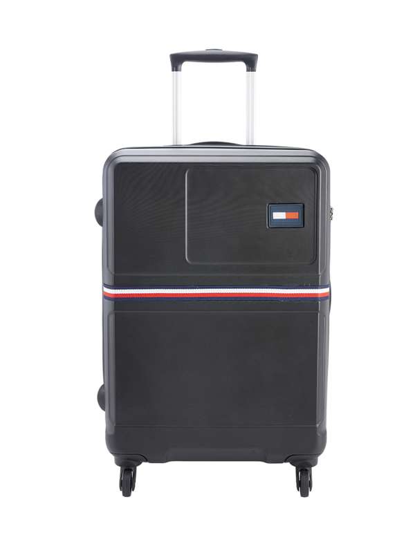 Tommy Hilfiger Colorado Spring Hard Luggage - Stylish Travel Bag Mid / Navy & White