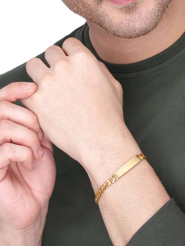 Flat Gold Chain Bracelet  Palma Bella