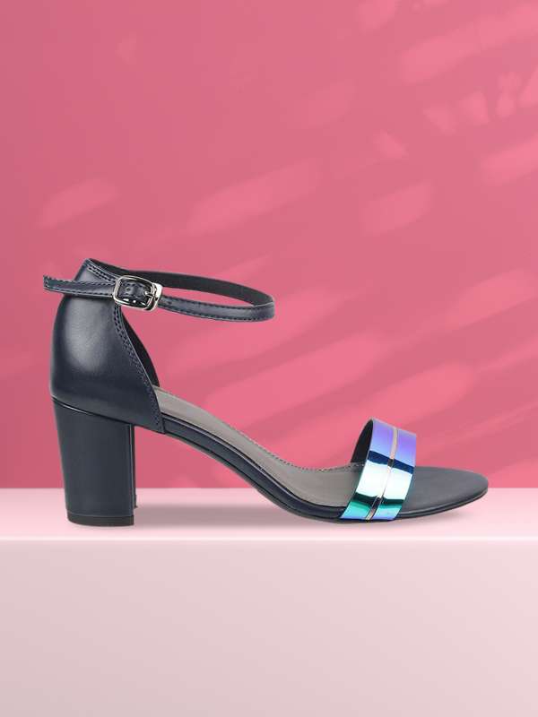 Navy blue best sale dress sandals flat