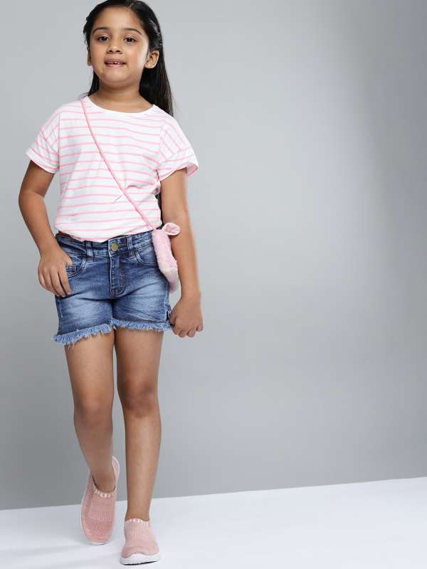 Shorts for girls myntra top