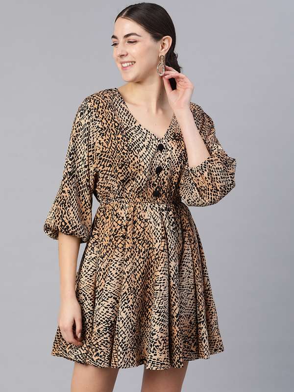Animal print dresses online india clearance
