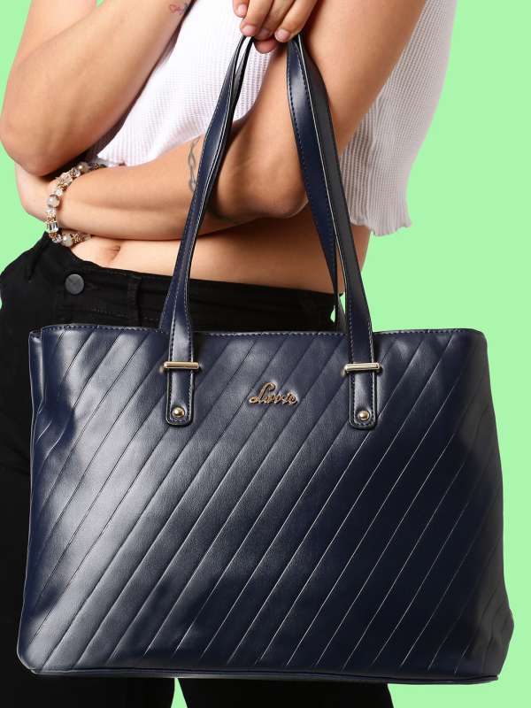 Stripes Blue Handbags Buy Stripes Blue Handbags online in India
