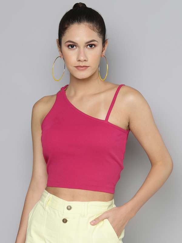 one strap crop top