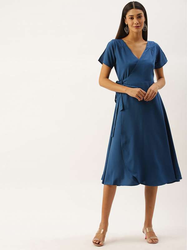 Knee Length Dress - Buy Knee Length Dresses Online in India