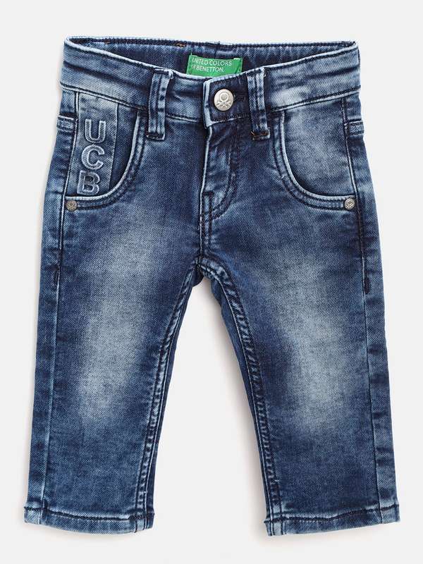 United Colors Of Benetton Boys Girls Denim Jeans - Buy United Colors Of  Benetton Boys Girls Denim Jeans online in India