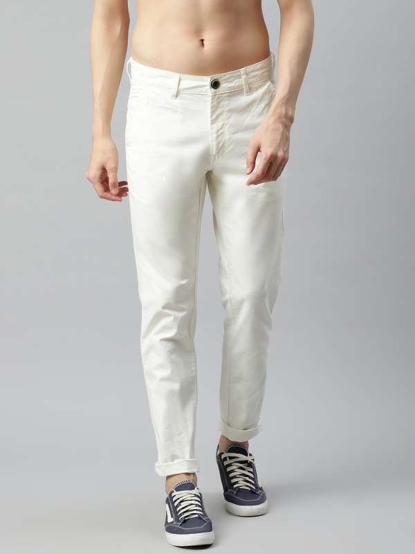 Lagi Slim Fit Women White Trousers  Buy Lagi Slim Fit Women White Trousers  Online at Best Prices in India  Flipkartcom