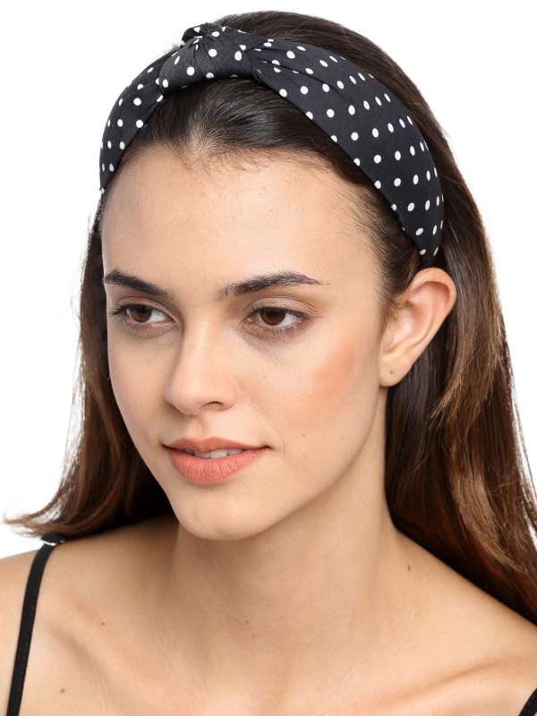 Trending Exclusive  Elegant Black Sleek Bow Single Hairband  Scrunchy  Set 6  JioMart
