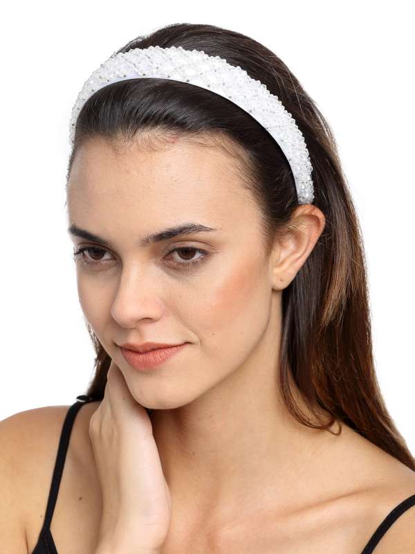 White on sale hair bands