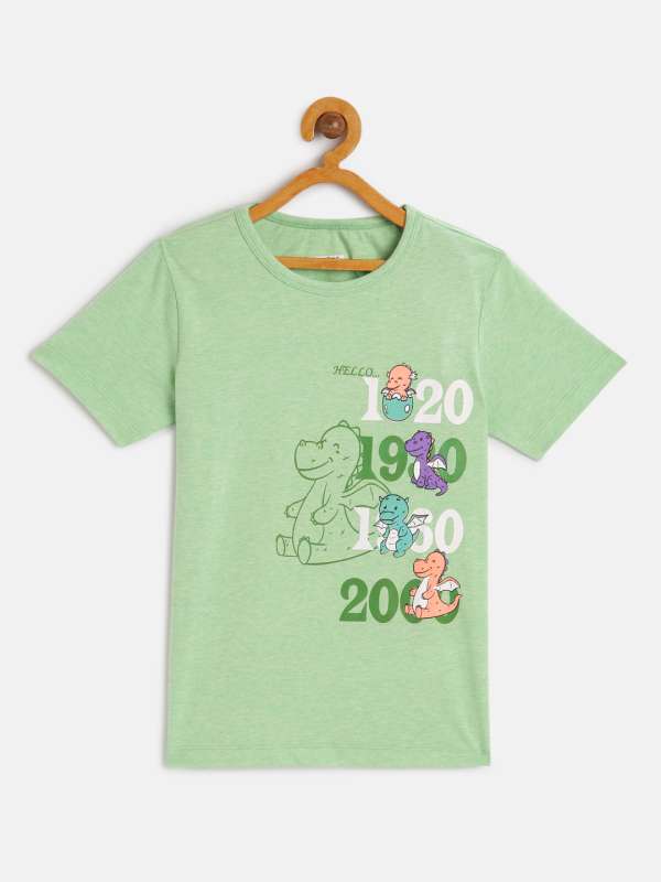 green t shirt child