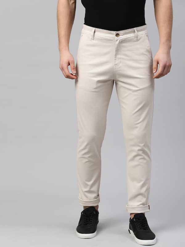 Department 5 Cotton Trouser in White Womens Clothing Trousers Slacks and Chinos Straight-leg trousers 