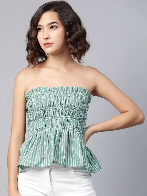 Off Shoulder Tube Tops Buy Off Shoulder Tube Tops online in India
