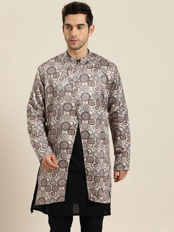 Ethnic longline jacket clearance