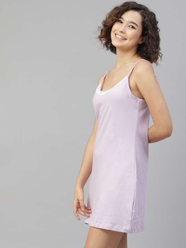 Buy Claura Milanch Cotton Full Sleeve Nighty Or Nightdress for