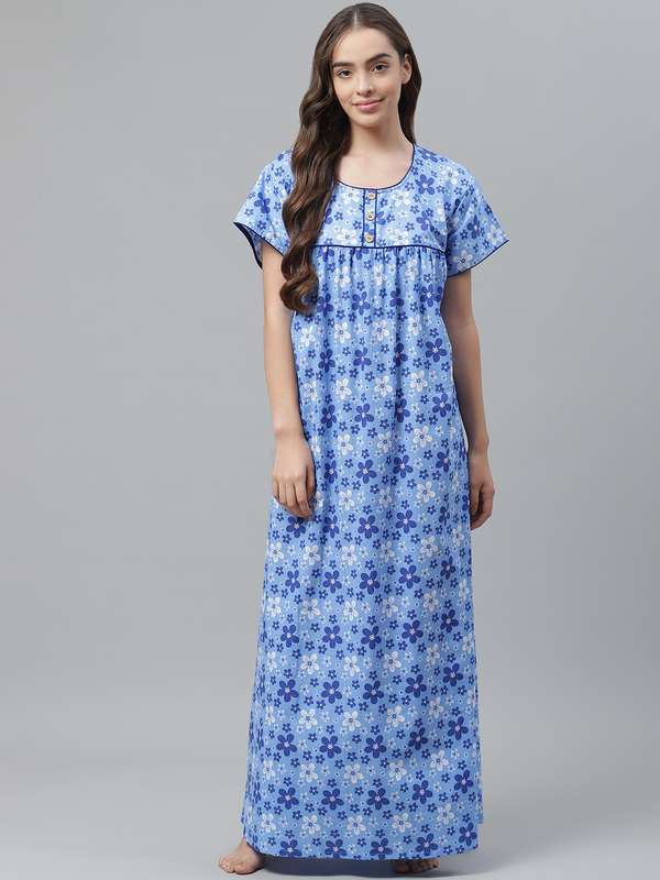 Cotton maxi nighty online clearance