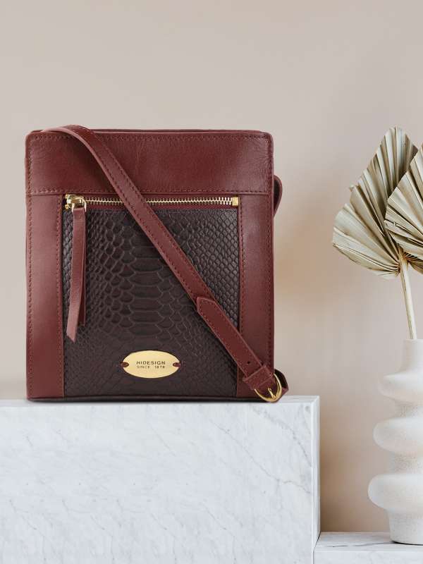 Buy Hidesign Red Textured Sling Bag  Handbags for Women 8324535  Myntra