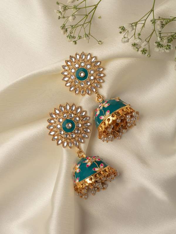 Myntra Kundan Earrings 2024 www.alhudapk