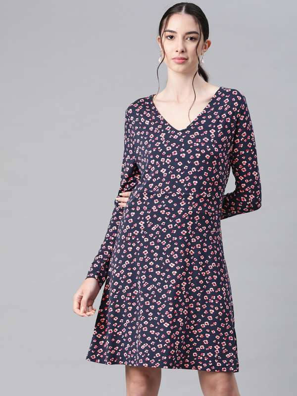 Marks Spencer Navy Blue Dresses Buy Marks Spencer Navy Blue Dresses online in India