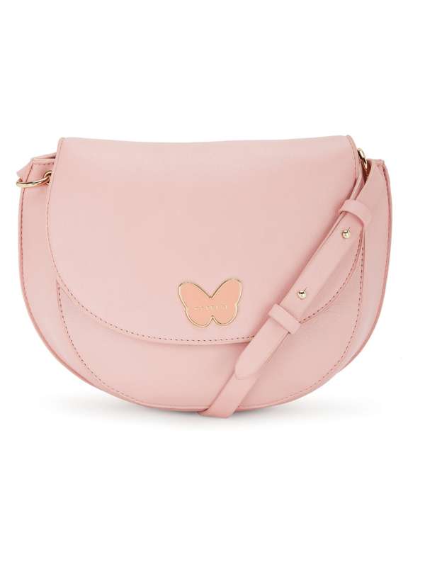 Buy Caprese Gold Toned Shimmer Sling Bag - Handbags for Women 2160422 |  Myntra