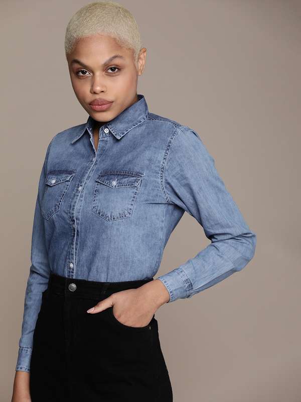 denim shirt women