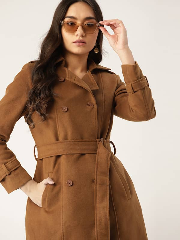 discount 85% Brown NoName Long coat WOMEN FASHION Coats Casual 