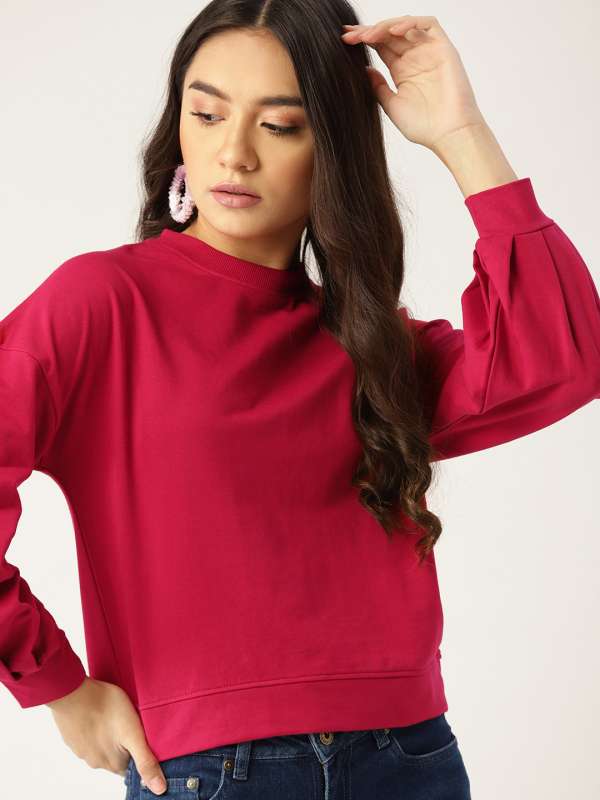Myntra sweatshirts for ladies online