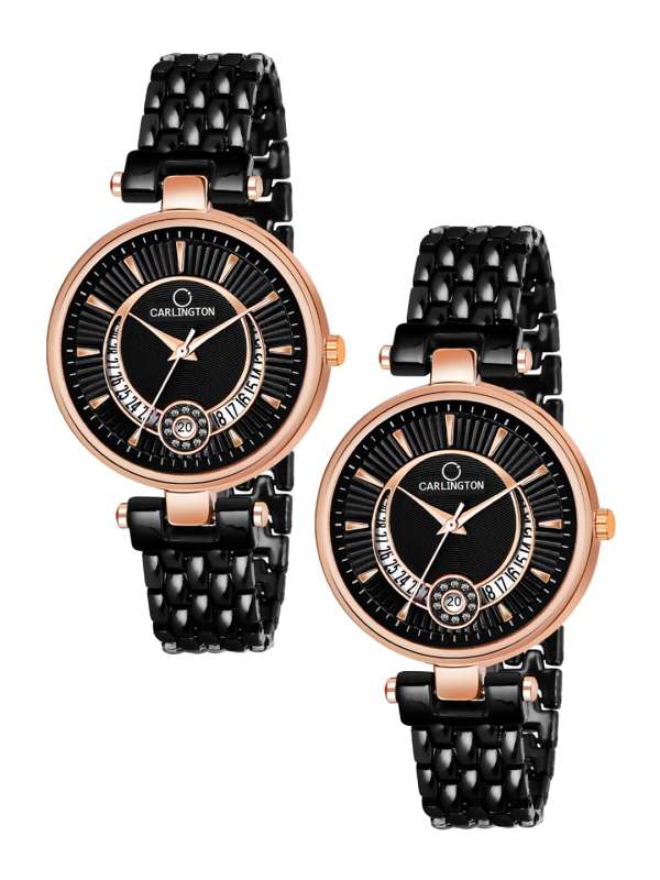Black Watch Buy Black Watches Online for Men Women Myntra