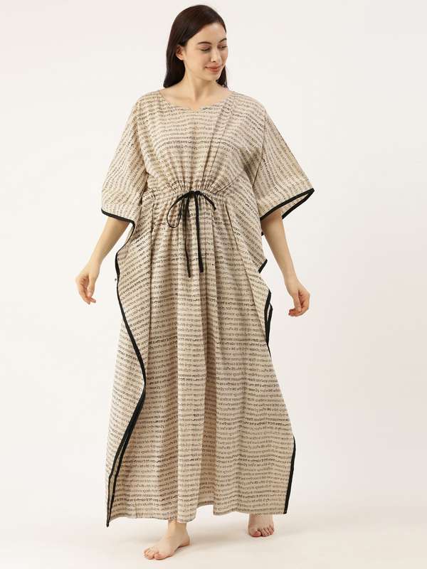 Myntra cotton maxi dress clearance