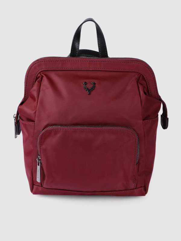 allen solly black backpack