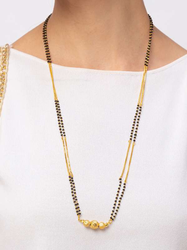 Gold plated mangalsutra with price top