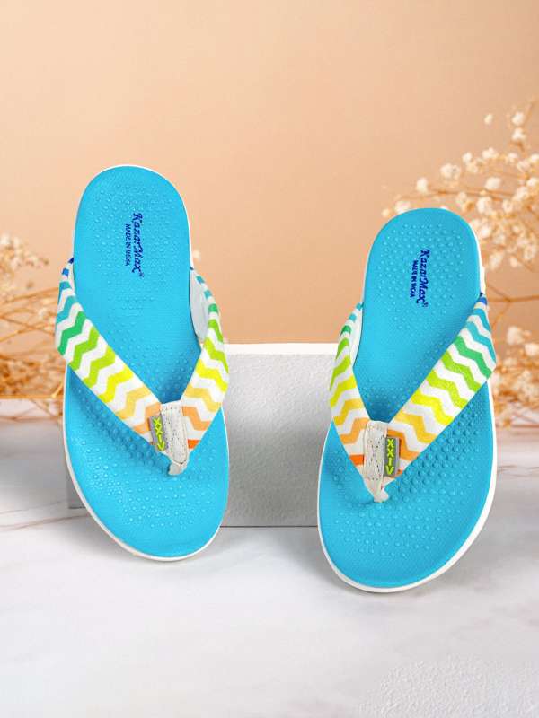 Teal best sale flip flops