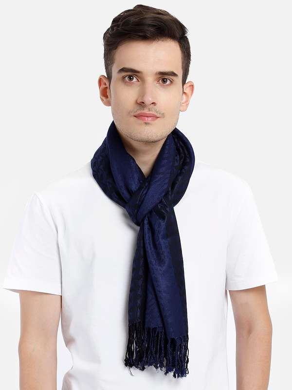 men printed stole