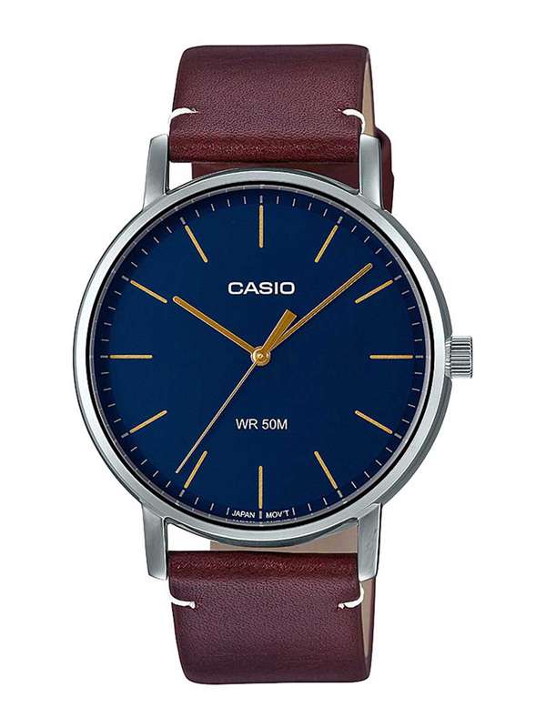 Casio leather watch strap clearance
