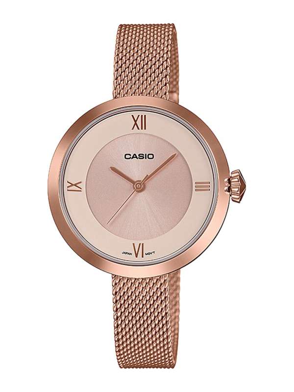 Harga jam casio rose gold original sales