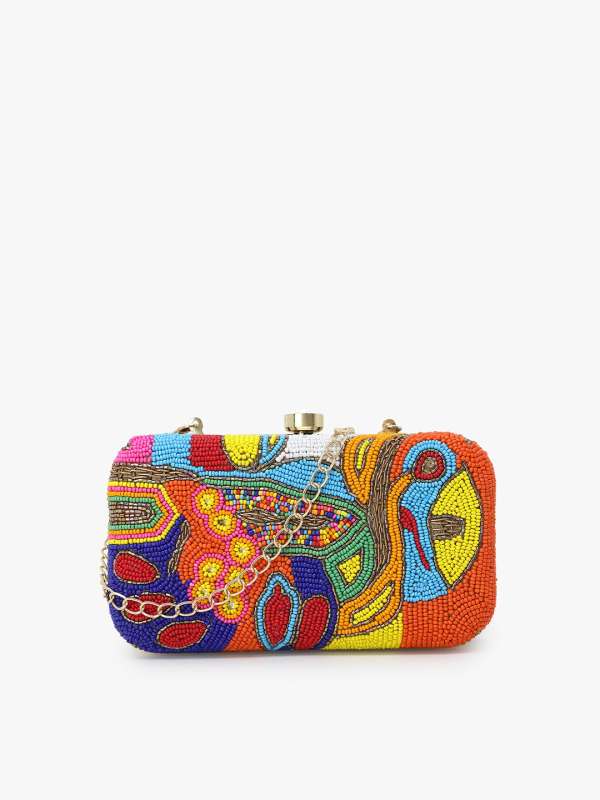 Dune blue clutch bag 2025
