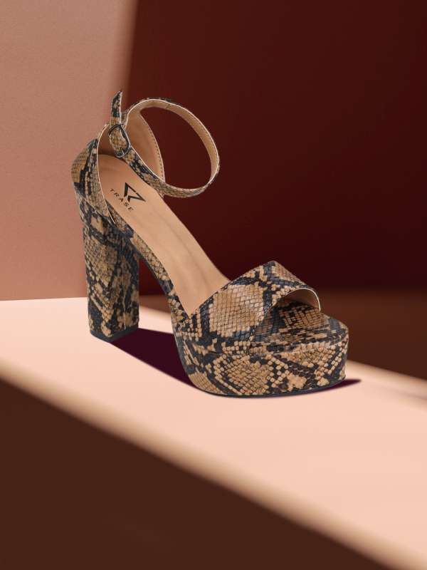 Snake print shop shoes