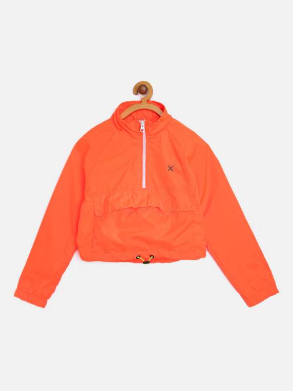 Orange just do it top jacket