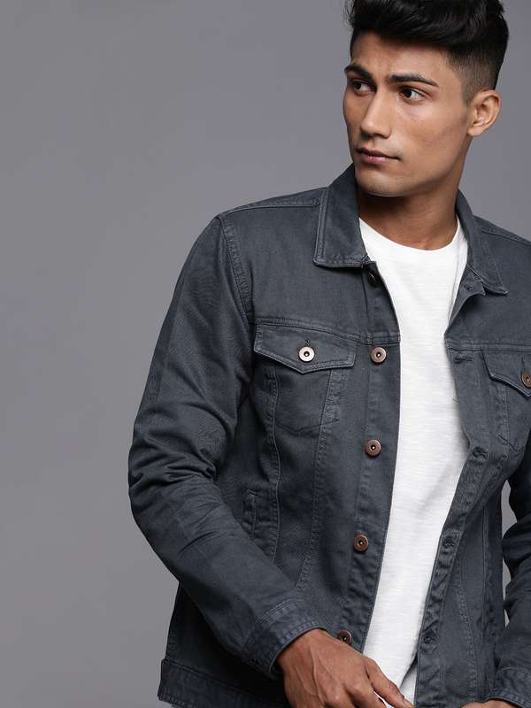 Men Denim Jackets Wrogn Gas Metersbonwe 