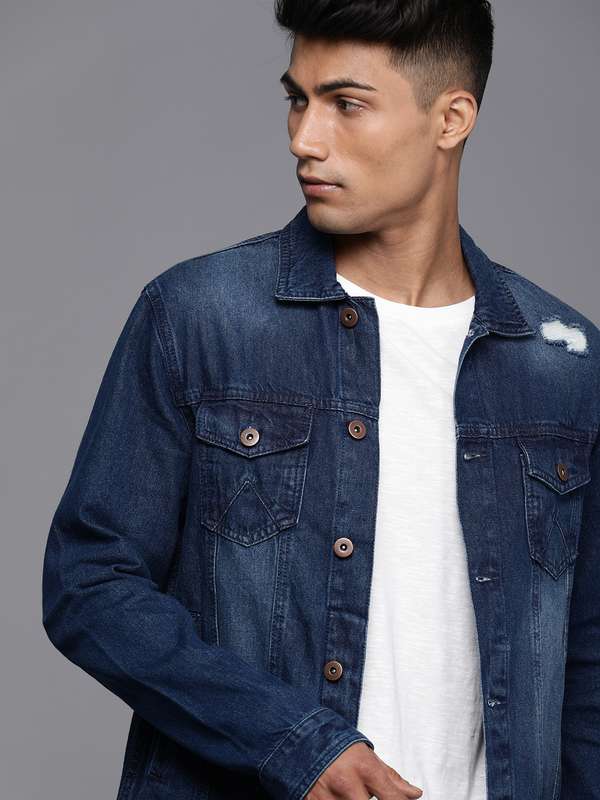 Men Denim Jackets Lee Cooper Wrogn 