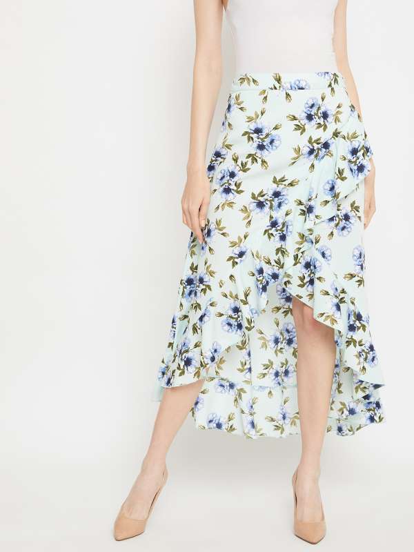 High low skirt floral shop