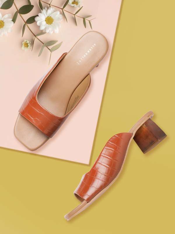 Allen solly top tan shoes