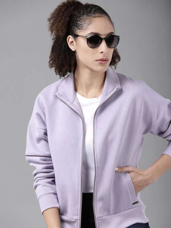Sweatshirt with collar ladies 2025