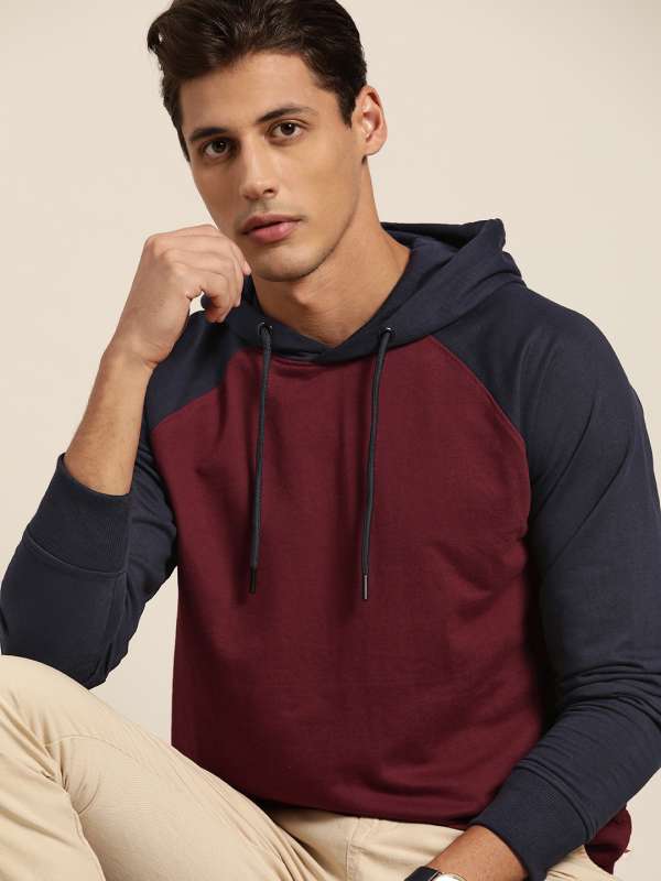 Maroon pullover hoodie men's new arrivals