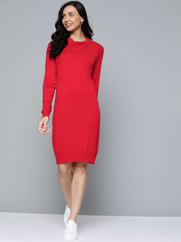 myntra sweater dress