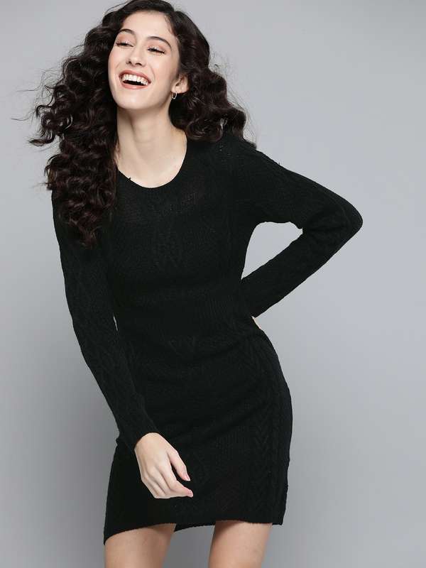 myntra sweater dress