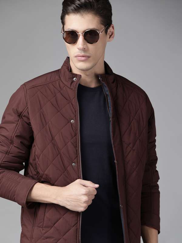 Maroon color jacket mens shop