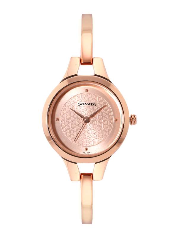 sonata golden watch