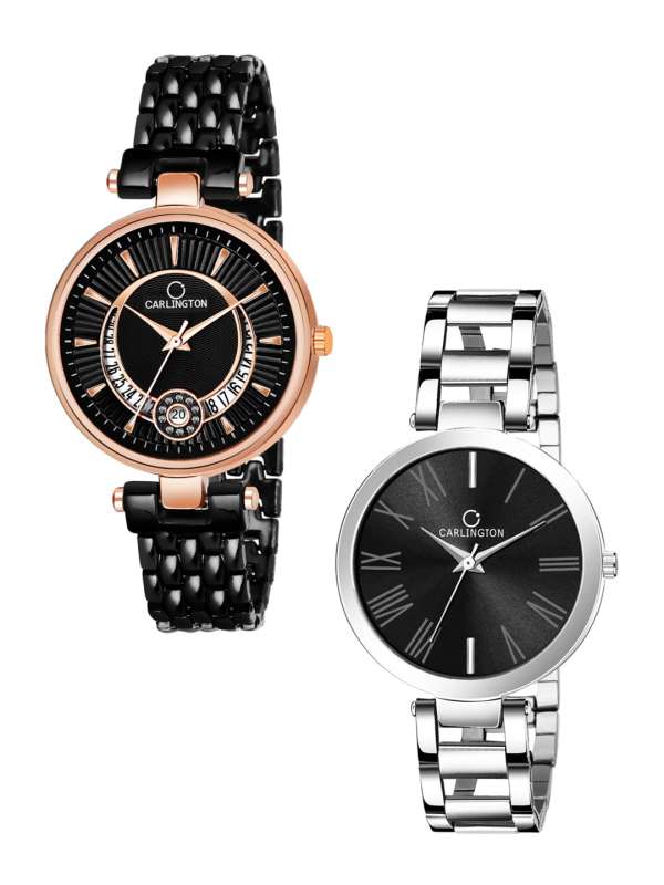 Silver chain watches for womens top