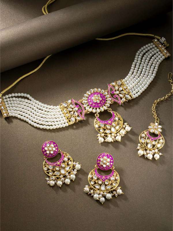 Magenta store jewellery set